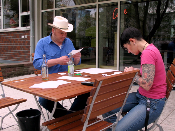 Making of the Calavera camp shirts