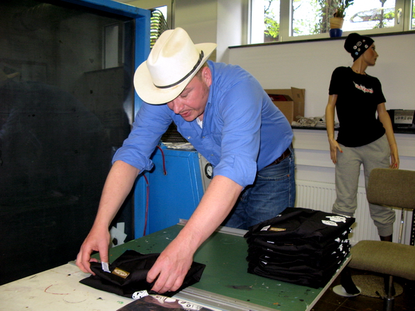 Making of the Calavera camp shirts